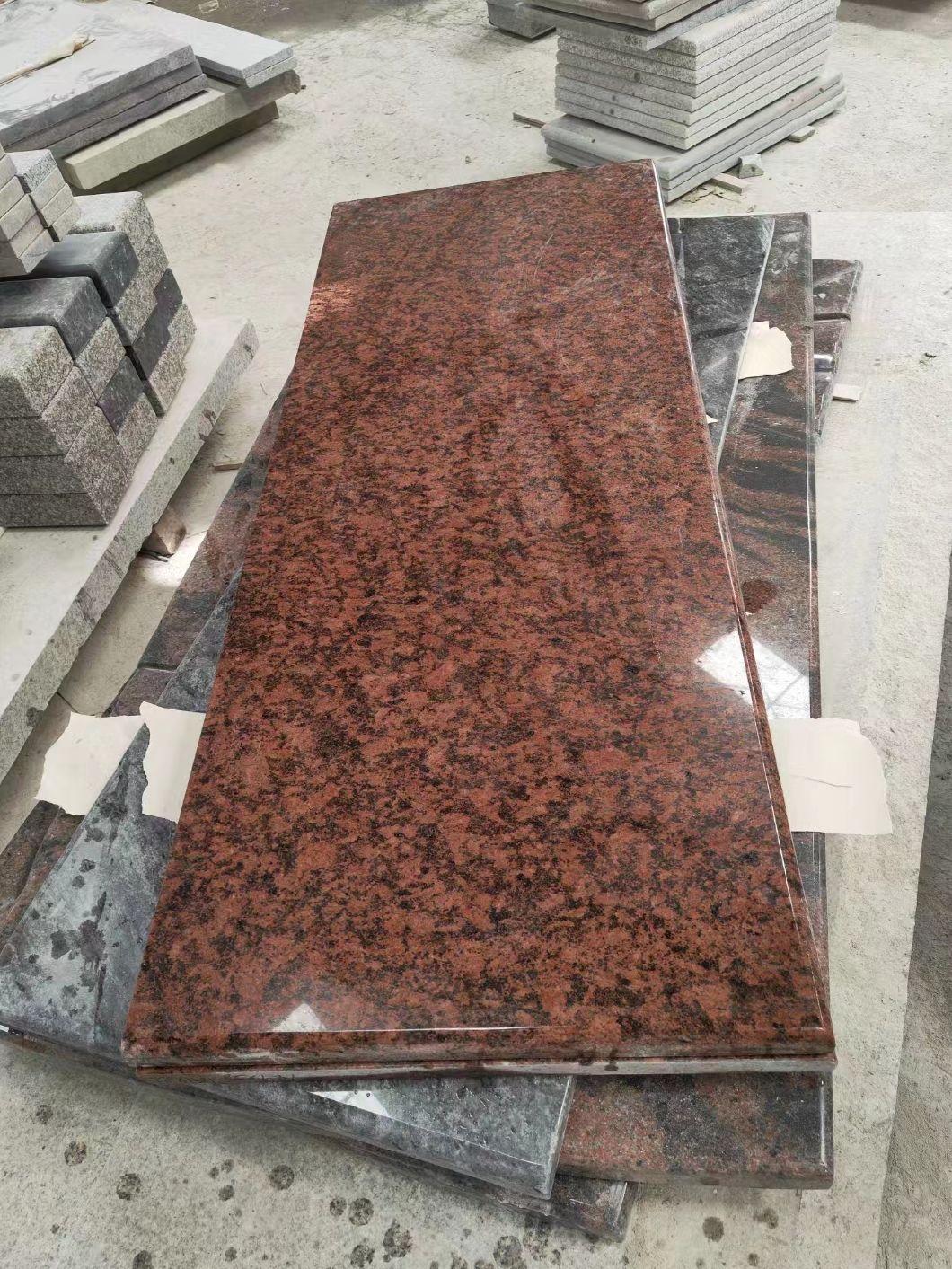 European Style Granite/Marble Tombstone with Custom Design