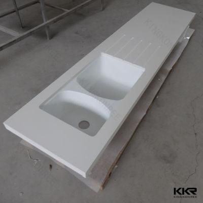 Customized Artificial Quartz Apartment Kitchen Countertop