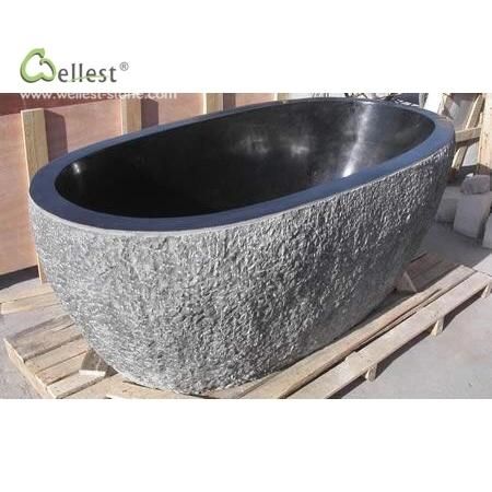 L828 Blue Limestone Bathtub Bluestone