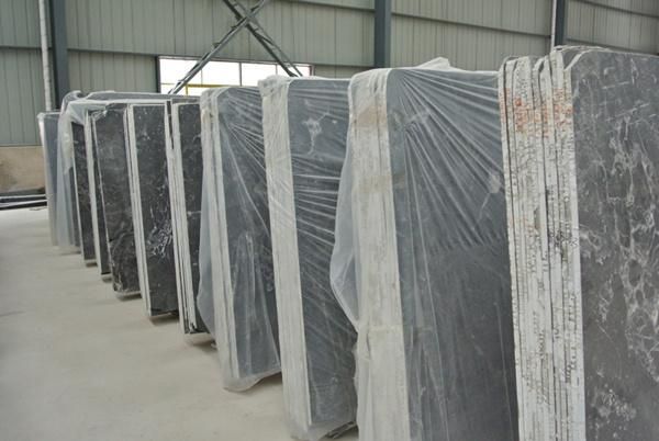 Hot Imperial Grey Granite Slab, Steel Grey Granite