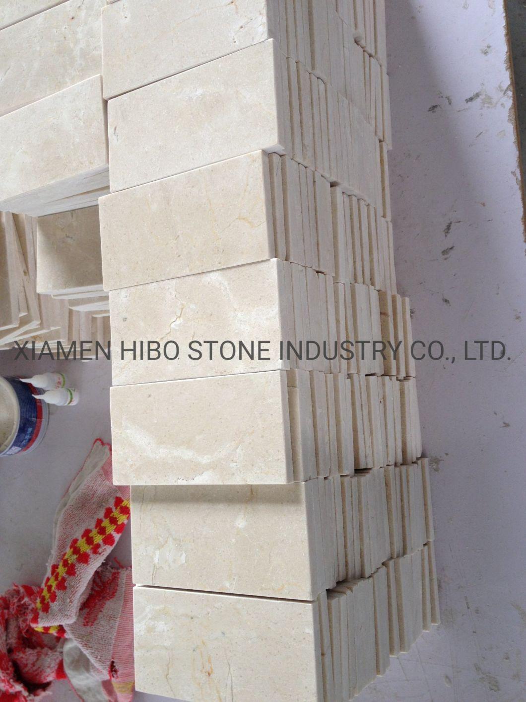 Light Beige Marble Crema Marfil Tile for Bathroom/Kitchen/Pool Wall and Floor Construction Project