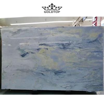 Natural Stone Polished Indoor Decoration Blue Sky Slab Blue Granite Vanity Top