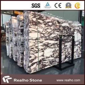 Brazil Polished Striped White Granite Slab for Sale