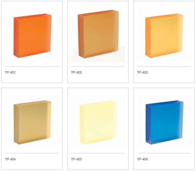 Translucent Customized Size Backlit Acrylic Food Shelf Panel