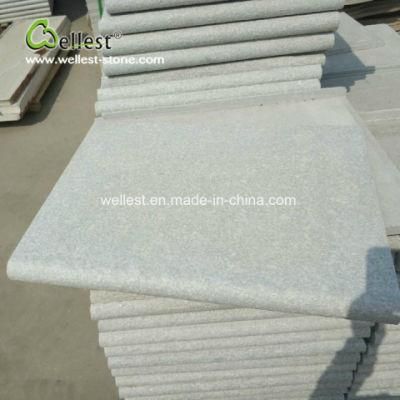 Natural Pure White Quartzite Bullnose Edge Pool Tile Coping