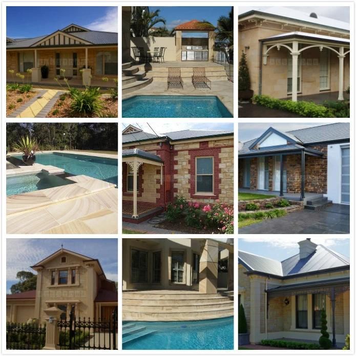 Popular 2016 Hot Sell Teak Wood Sandstone, Sandstone Slabs for Sale