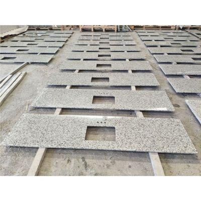 Grey/White/Black/Red/Brown/G603/G684/G654/Granite Kitchen Countertop with Flat Edge Polished