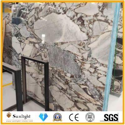 Beautiful New Building Material Elephant White Marble with Purple Veins