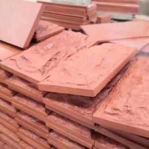 Mushroom Surface Red Sandstone Stone Panels Wall Decorative Cladding Stacked Natural Veneer