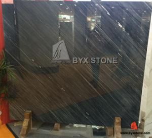 Chinese Black Vein Marble Slab for Wall Cladding Tile