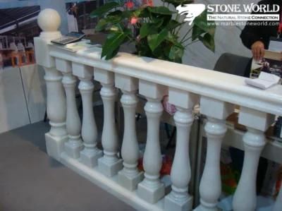 Custom White Marble Stone Baluster for Home Decoration