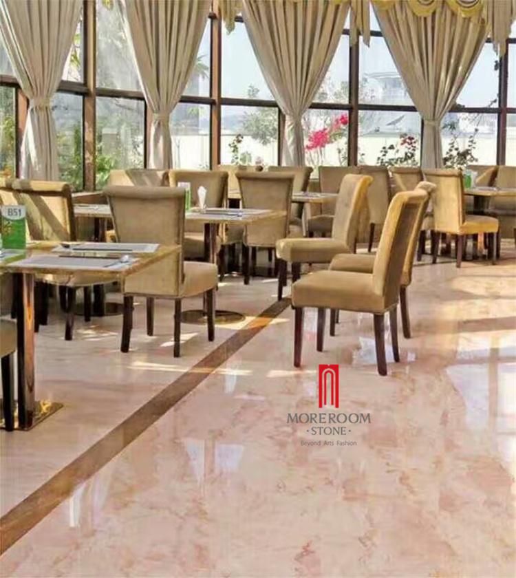 Turkey Quarry Tea Rose Marble Floor Marble Slab Natural Stone Pink