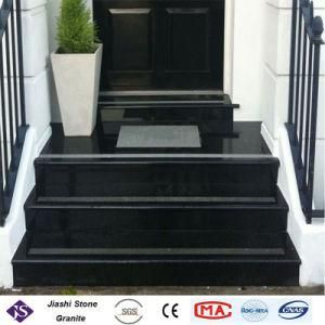 Wonderful Staircase Black Granite Steps for Interior Decoration