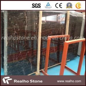Brown Marble Flooring Border Designs for Home/Hotel