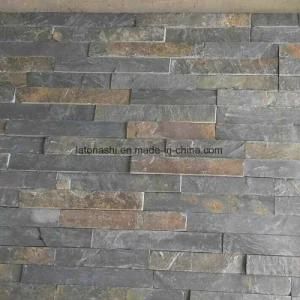 Black/Grey Exterior Wall Cladding Cultural Stone Veneer