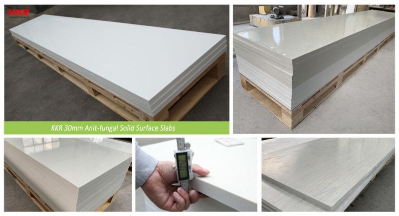 6mm Snow White Corian Acrylic Solid Surface for Worktop