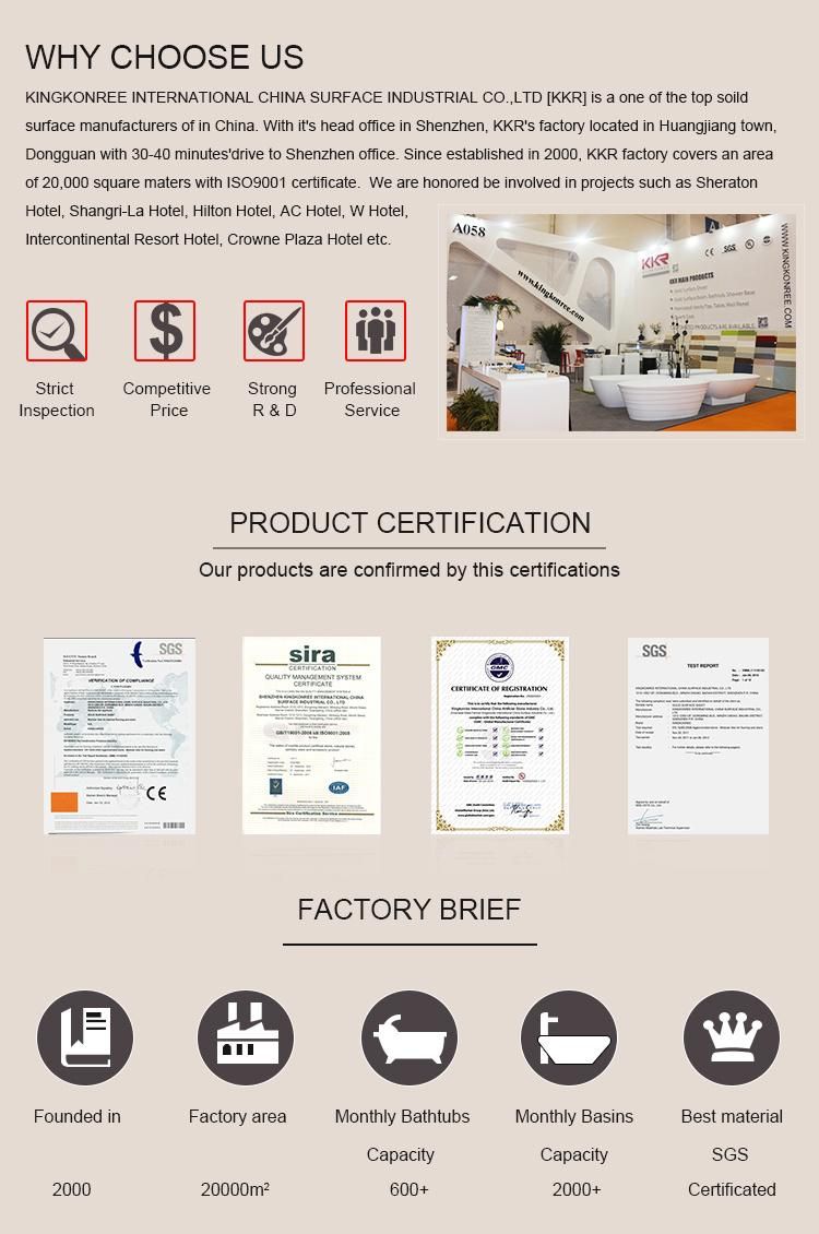 Countertop Material Solid Surface Acrylic Stone