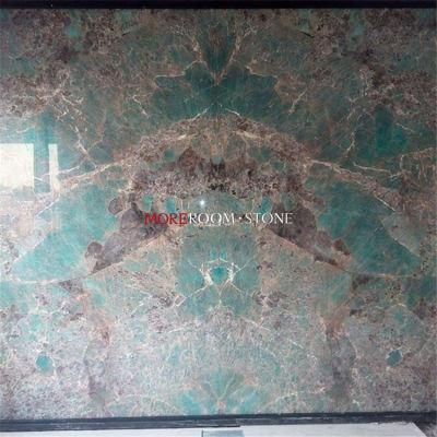 Brazilian Imported Natural Stone Green Marble Slab