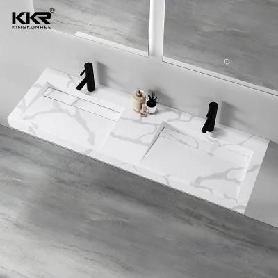 Carrara Marble Top Solid Surface Stone Bathroom Bath Vanity Top