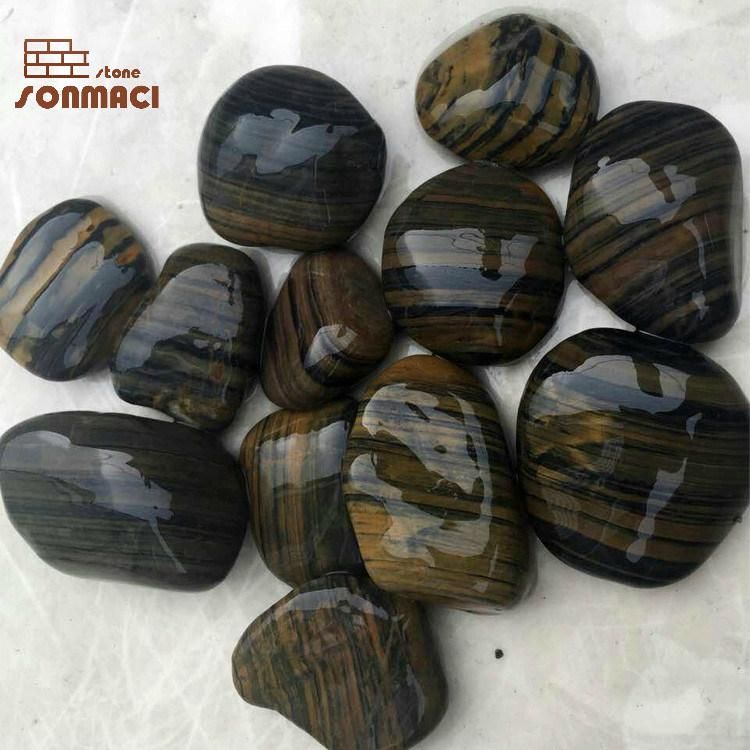 Decorative Landscaping Natural Polished Stone Pebbles