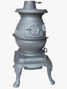Pot Belly Stove Wood Burning Cast Iron Stove (BH036)