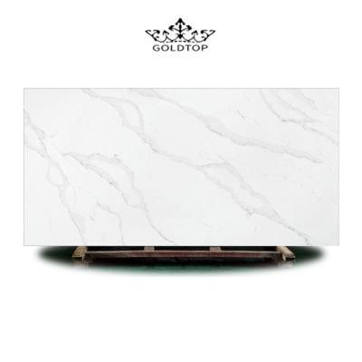 Lincoln Polished Bathroom Vanity Wall Panels Kitchen Cabinet Countertops Island Worktop Table Tops Artificial Stone Slab Quartz Tiles