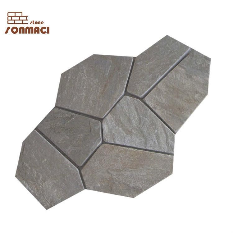 Exterior Natural Rustic Color Patio Flagstones Tile
