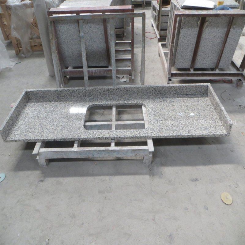 China Cheap Tong White Granite Countertop Bathroom Vanity Sets
