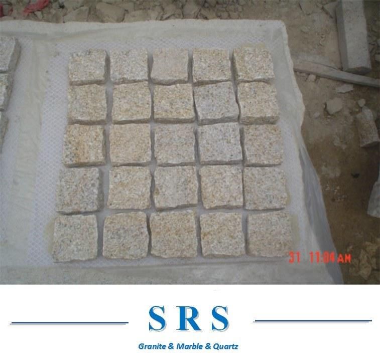 Natural Stone Rusty Yellow Granite G682 Paving Stone for Garden Landscape/Sidewalk Paving/Park/Driveway/Walkway/Parking Pavers