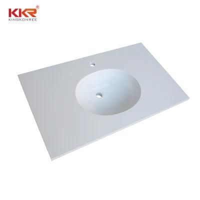 43 Inch Culture Marble Bathroom Vanity Top with Sink