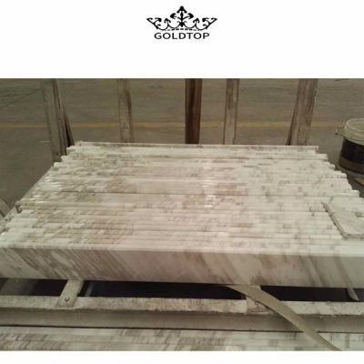 Hot Selling Stone Slabs Volakas White Marble Slab Grey Veins Marble Kitchen Countertop