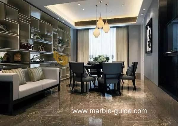 Natural Bronze Armani Brown/Coffee Marble for Kitchen Countertop/Floor Tile/Wall Tile/Kitchen Island