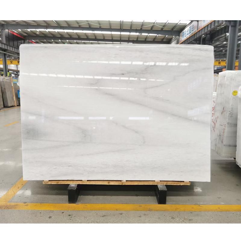 High Quality Bathroom Wall Panel Textured Columbia White Polished Marble Flooring Tile