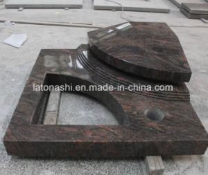 Himalaya Blue Sre Granite Engraving Headstones for Memorial