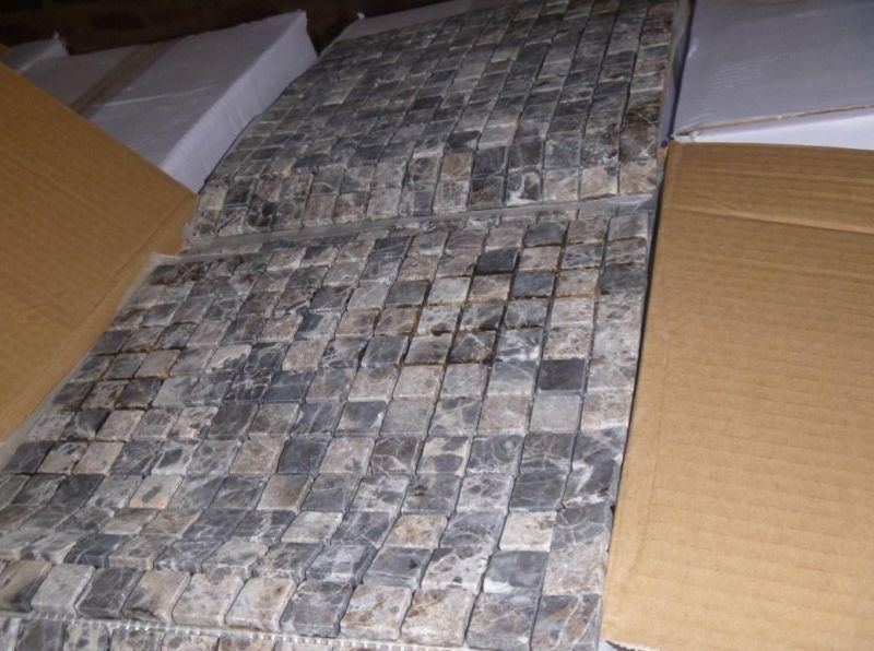 Nero Marquina Marble Tile Mosaics with High Quality