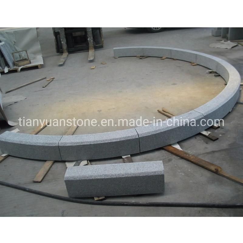 Chinese Split Edge G603 Grey Granite Kerbstone for Driveway Border