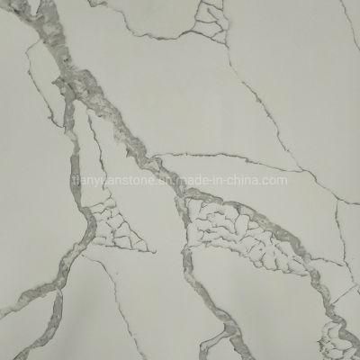 Home Decoration Synthetic Artificial Quartz Stone Plates Slabs for Countertops