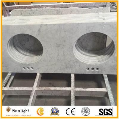Popular Bianco Carrara, Carrara White Lowes Vanity Tops for Bathroom/Washroom