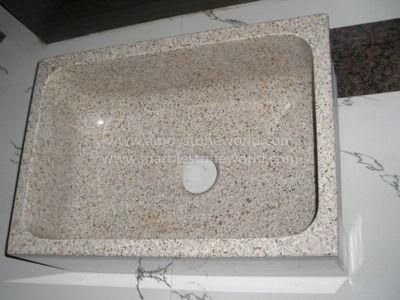 Natural Granite Stone Wash Basin/Sink for Garden Decor.