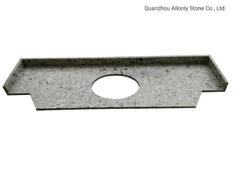 Bathroom Vanity Units Solid Surface Top Quartz Stone Vanity Top
