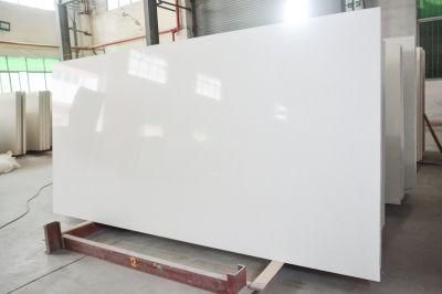 Cararra White Panel Stone Slab Engineered Artificial Stone for Kitchen Top