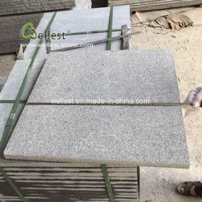 Flamed Padang Dark Grey Granite Floor Tiles 60X60