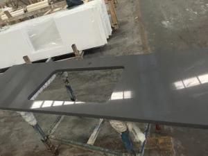 P009 Pure Grey / High Quality Quartz Countertop