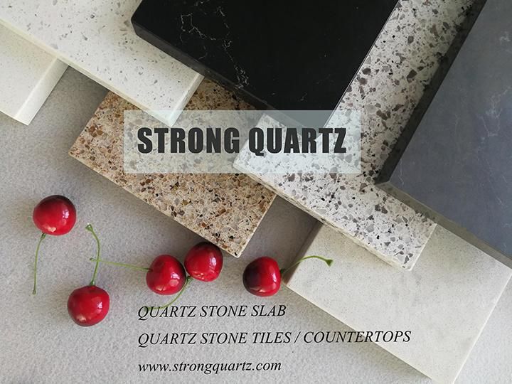 Buliding Material Calacatta White Quartz Stone