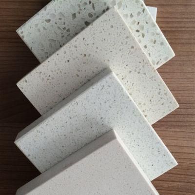 Artificial Quartz Stone Slab White Sand Quartz Countertops China Top Supplier