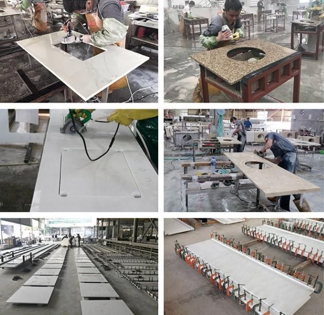 Carrara White Quartz Artificial Stone Kitchen Bathroom Island Countertops Countertop Counter Top Kitchen Top Building Engineering