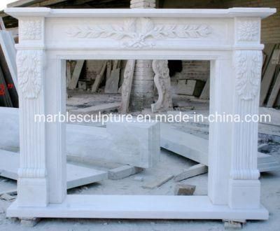 Natural Stone Classic Indoor Decoration Marble Fireplace (SYMF-021)