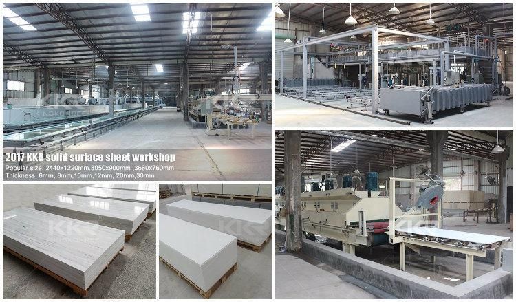 Decoration Show Crack Bar Table Airport Project Modified Acrylic Solid Surface Sheet