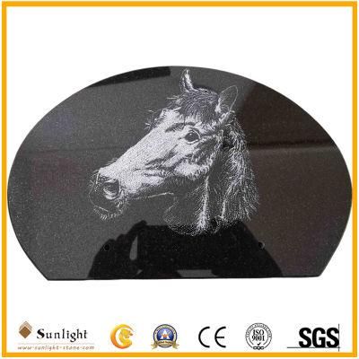 Good Quality Granite Memorial Plaques with Animals Wholesale