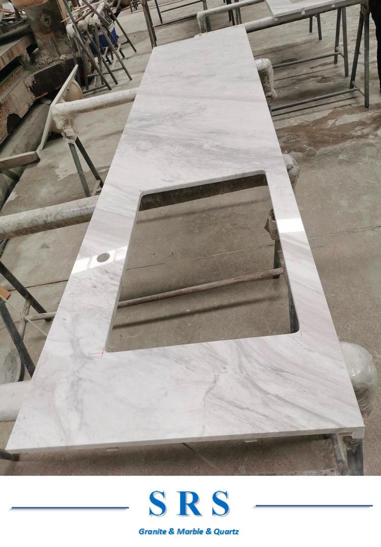 Polished Volakas White Marble Tiles